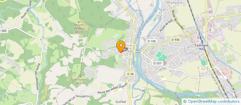 localisation de l'entreprise SCI BIDART-DINGUIDARD à NAY