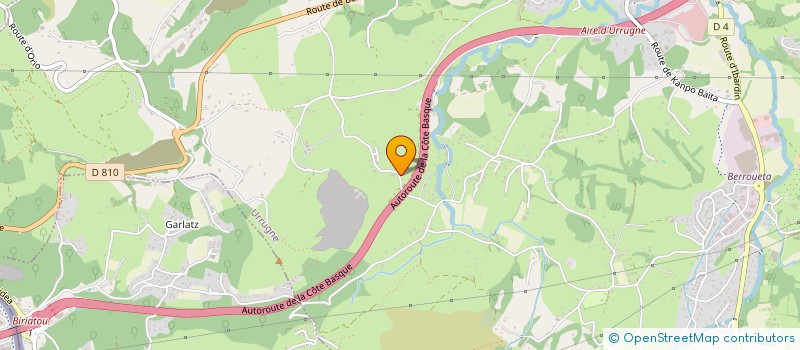 localisation de l'entreprise SCI BIDASSOA8664  URRUGNE