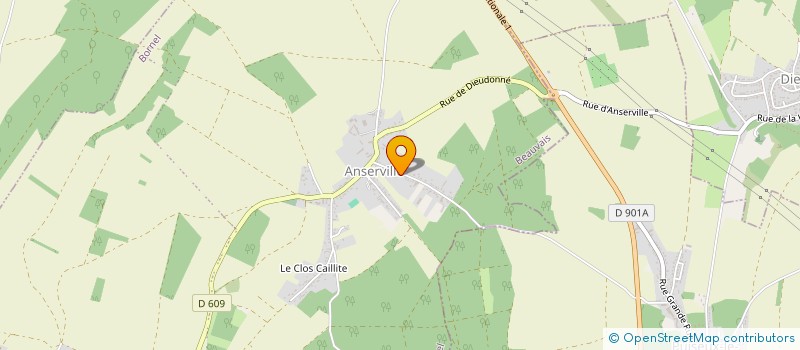 localisation de l'entreprise SCI BIDAULT  BORNEL