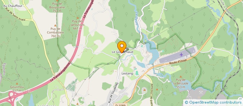 localisation de l'entreprise SCI BIDAULT  EGLETONS