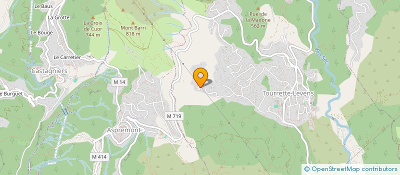 localisation de l'entreprise SCI BIDD  TOURRETTE-LEVENS