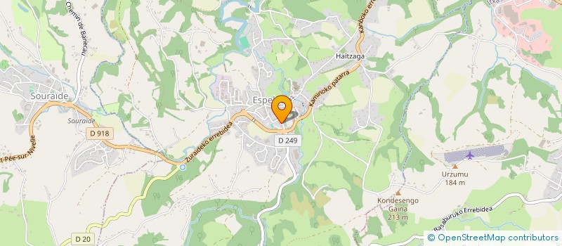 localisation de l'entreprise SCI BIDEGARYA  LOUHOSSOA