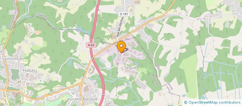 localisation de l'entreprise SCI BIDESTEBE à BAYONNE