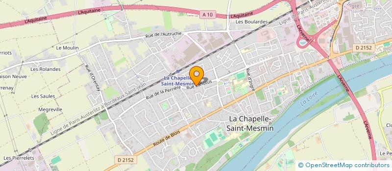 localisation de l'entreprise SCI BIDO à LA CHAPELLE-SAINT-MESMIN