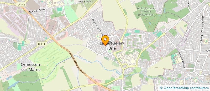 localisation de l'entreprise SCI BIDOUCHE & CO  LA QUEUE-EN-BRIE