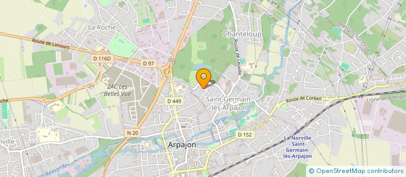 localisation de l'entreprise SCI BIDOUSAM à SAINT-GERMAIN-LES-ARPAJON