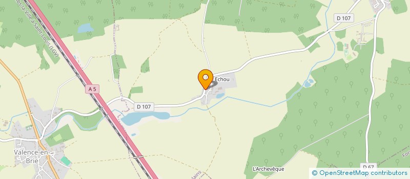 localisation de l'entreprise SCI BIDULE  ECHOUBOULAINS