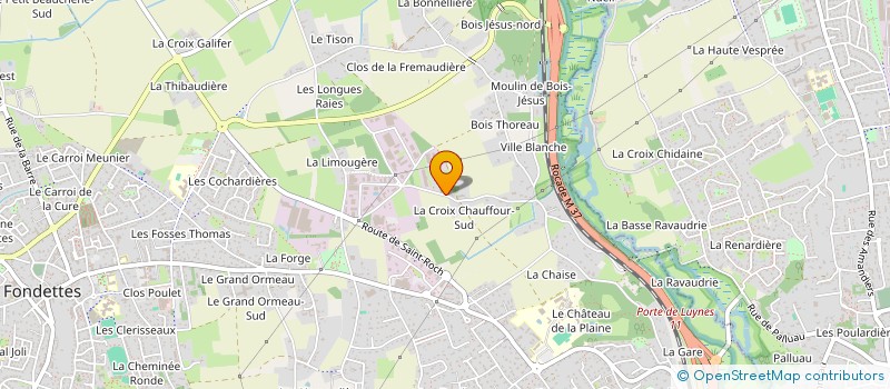 localisation de l'entreprise SCI BIDULS à FONDETTES