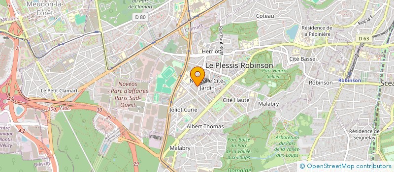 localisation de l'entreprise SCI BIDY à LE PLESSIS-ROBINSON