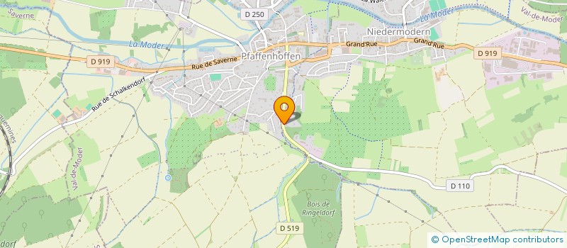 localisation de l'entreprise SCI BIEDERMANN  VAL-DE-MODER