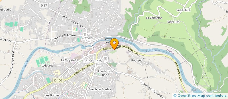 localisation de l'entreprise SCI BIELSA ET DENIS  SAINT-JUERY