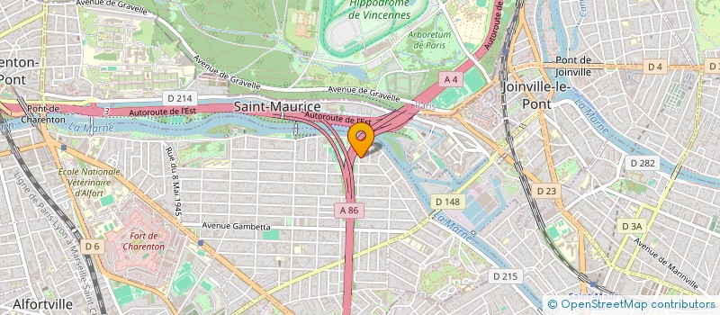 localisation de l'entreprise SCI BIEN ETRE à MAISONS-ALFORT