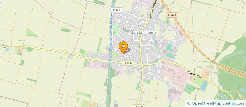 localisation de l'entreprise SCI BIEN ETRE  MARCKOLSHEIM