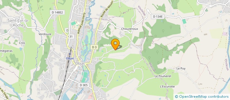 localisation de l'entreprise SCI BIEN ETRE  OBJAT