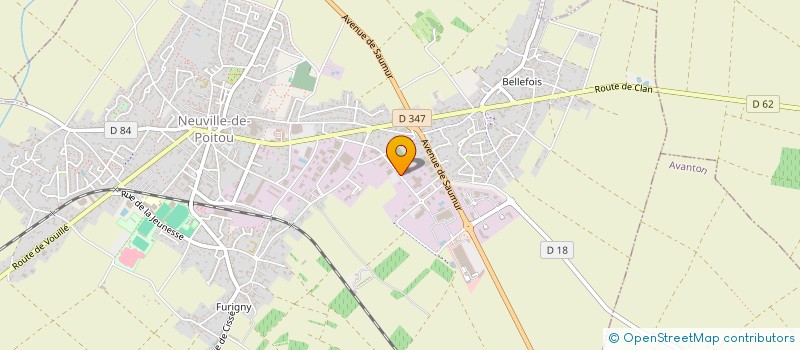 localisation de l'entreprise SCI BIEN ETRE  NEUVILLE-DE-POITOU