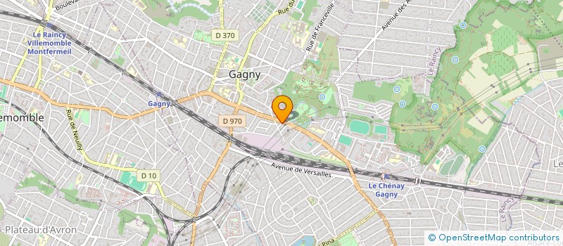 localisation de l'entreprise SCI BIEN ETRE à GAGNY
