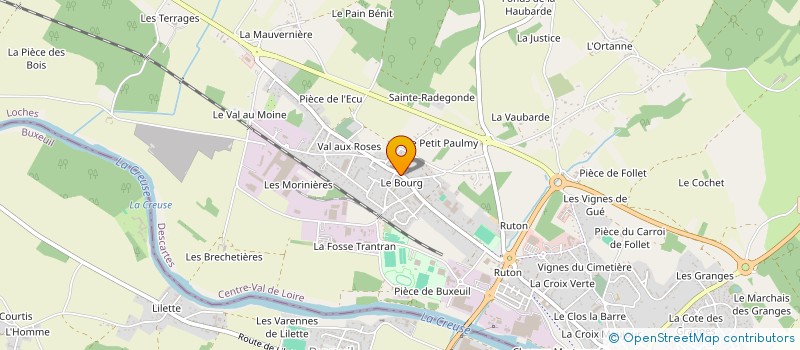 localisation de l'entreprise SCI BIEN-ETRE  DESCARTES