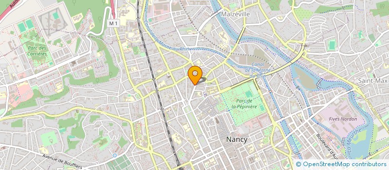 localisation de l'entreprise SCI BIEN-NAITRE  NANCY