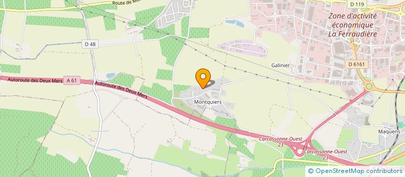 localisation de l'entreprise SCI BIEN VIVRE à CARCASSONNE