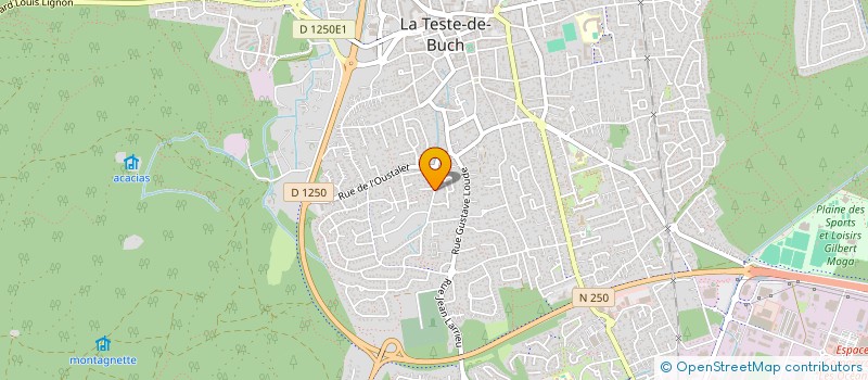 localisation de l'entreprise SCI BIEN VIVRE à LA TESTE-DE-BUCH