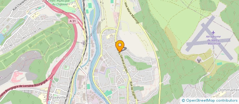 localisation de l'entreprise SCI BIENETRE  MALZEVILLE