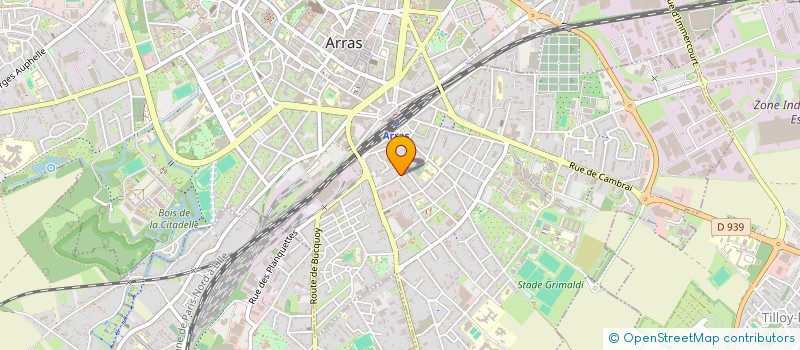 localisation de l'entreprise SCI BIENFAIT à ARRAS