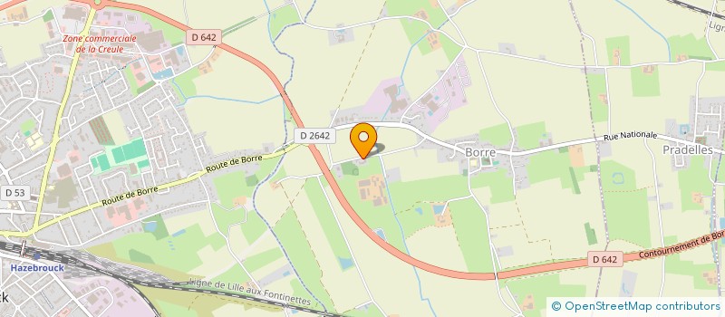 localisation de l'entreprise SCI BIENTINA  BORRE