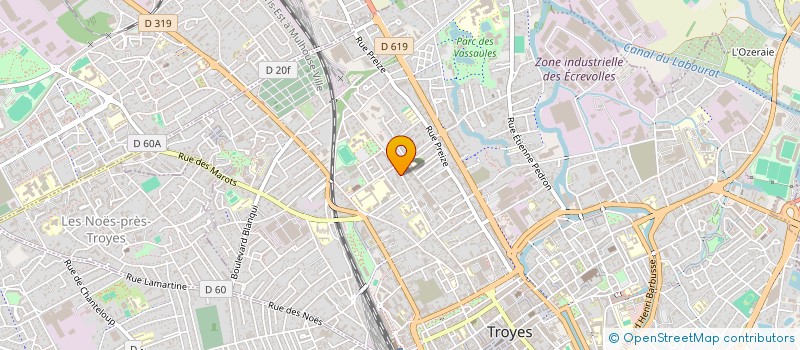 localisation de l'entreprise SCI BIENVENUE à TROYES
