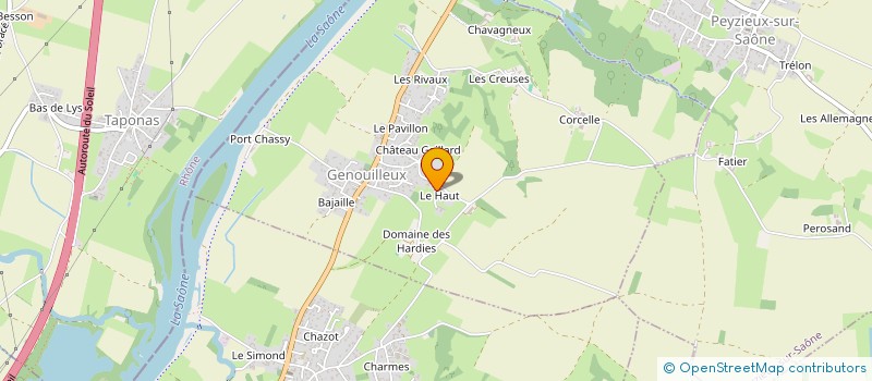 localisation de l'entreprise SCI BIENVENUS  GENOUILLEUX