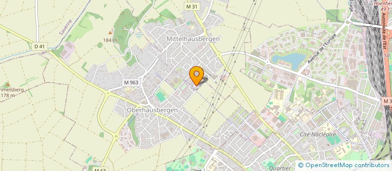 localisation de l'entreprise SCI BIER  MITTELHAUSBERGEN