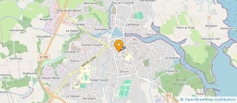 localisation de l'entreprise SCI BIERE  PONT-L'ABBE