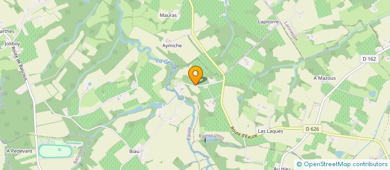 localisation de l'entreprise SCI BIERE  EAUZE