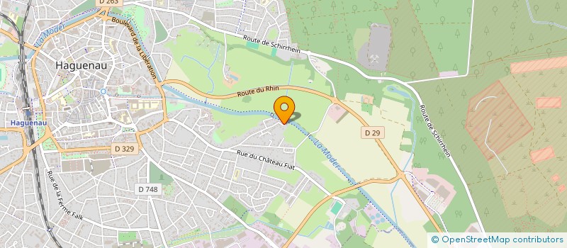 localisation de l'entreprise SCI BIERGRUND  HAGUENAU