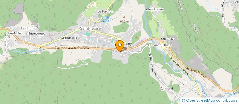 localisation de l'entreprise SCI BIEUGEY  SAINT-JEOIRE