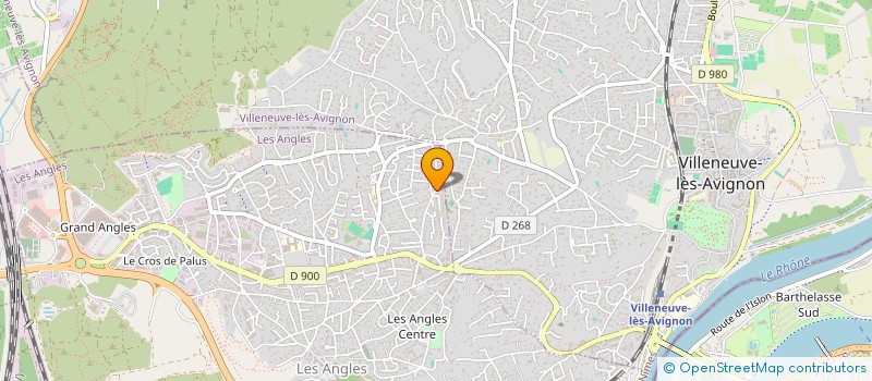 localisation de l'entreprise SCI BIEVAL  LES ANGLES