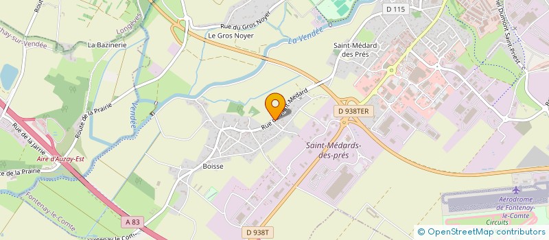 localisation de l'entreprise SCI BIF  FONTENAY-LE-COMTE