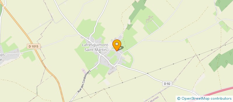 localisation de l'entreprise SCI BIF BAF BOF  LAFRESGUIMONT-SAINT-MARTIN
