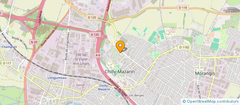 localisation de l'entreprise SCI BIFFOT à CHILLY-MAZARIN