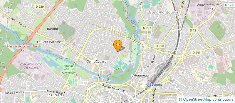 localisation de l'entreprise SCI BIFROST à ANGOULEME