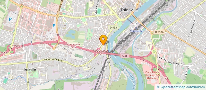 localisation de l'entreprise SCI BIG BEN  THIONVILLE