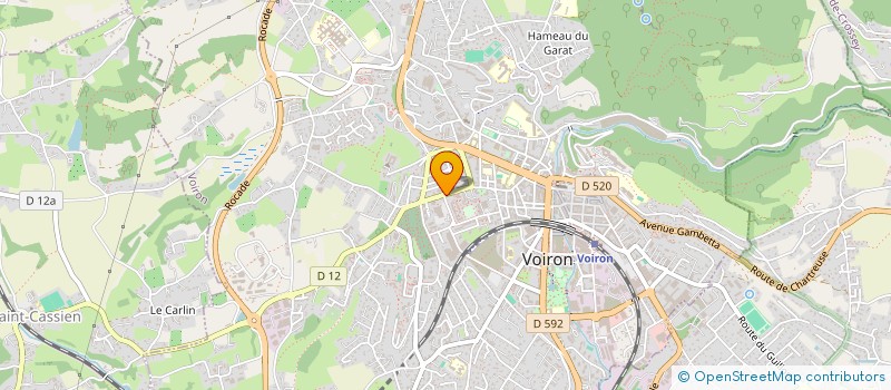 localisation de l'entreprise SCI BIG FIVE  VOIRON