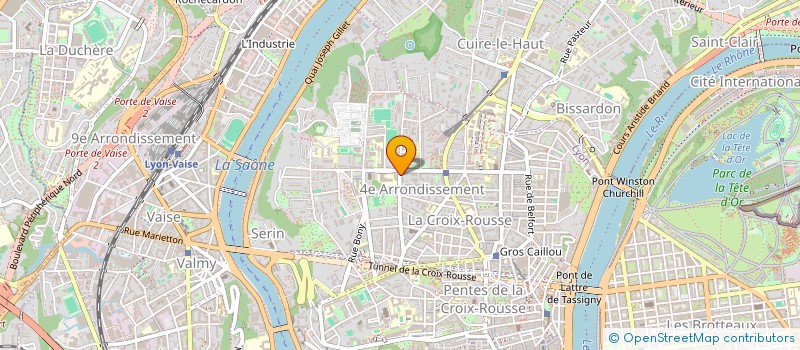 localisation de l'entreprise SCI BIG MOUNTAIN  LYON