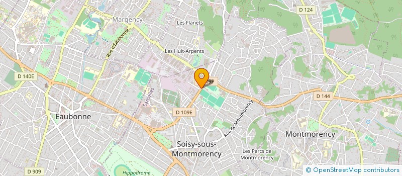localisation de l'entreprise SCI BIG PROJECT  SOISY-SOUS-MONTMORENCY