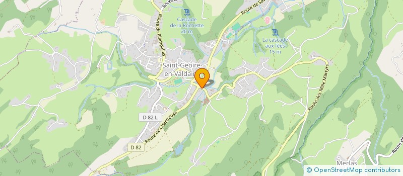 localisation de l'entreprise SCI BIGALLET  SAINT-GEOIRE-EN-VALDAINE