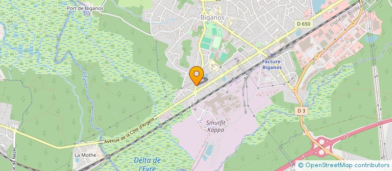 localisation de l'entreprise SCI BIGAMIOS  BIGANOS