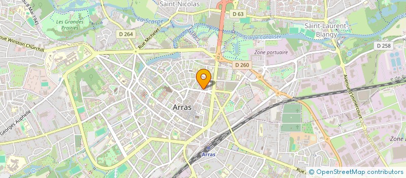 localisation de l'entreprise SCI BIGARRE à ARRAS