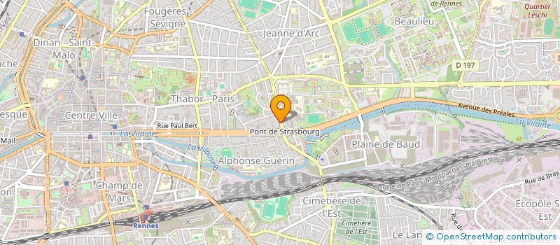 localisation de l'entreprise SCI BIGBANG  RENNES