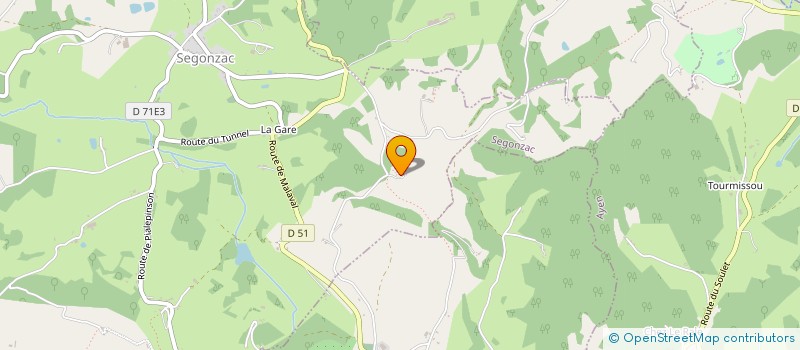 localisation de l'entreprise SCI BIGEAU  SEGONZAC