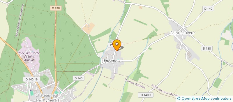 localisation de l'entreprise SCI BIGEONNETTE à SAINT-SAUVEUR-MARVILLE