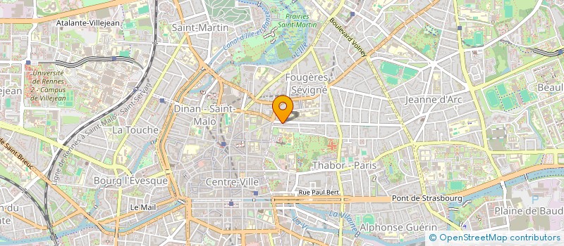 localisation de l'entreprise SCI BIGER THABOR  RENNES